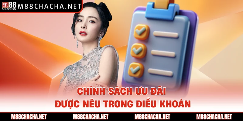 Chính sách ưu đãi được nêu trong điều khoản